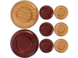 Conjunto De 8 Protetores Madeira Para Rodízios Piano Vertical,