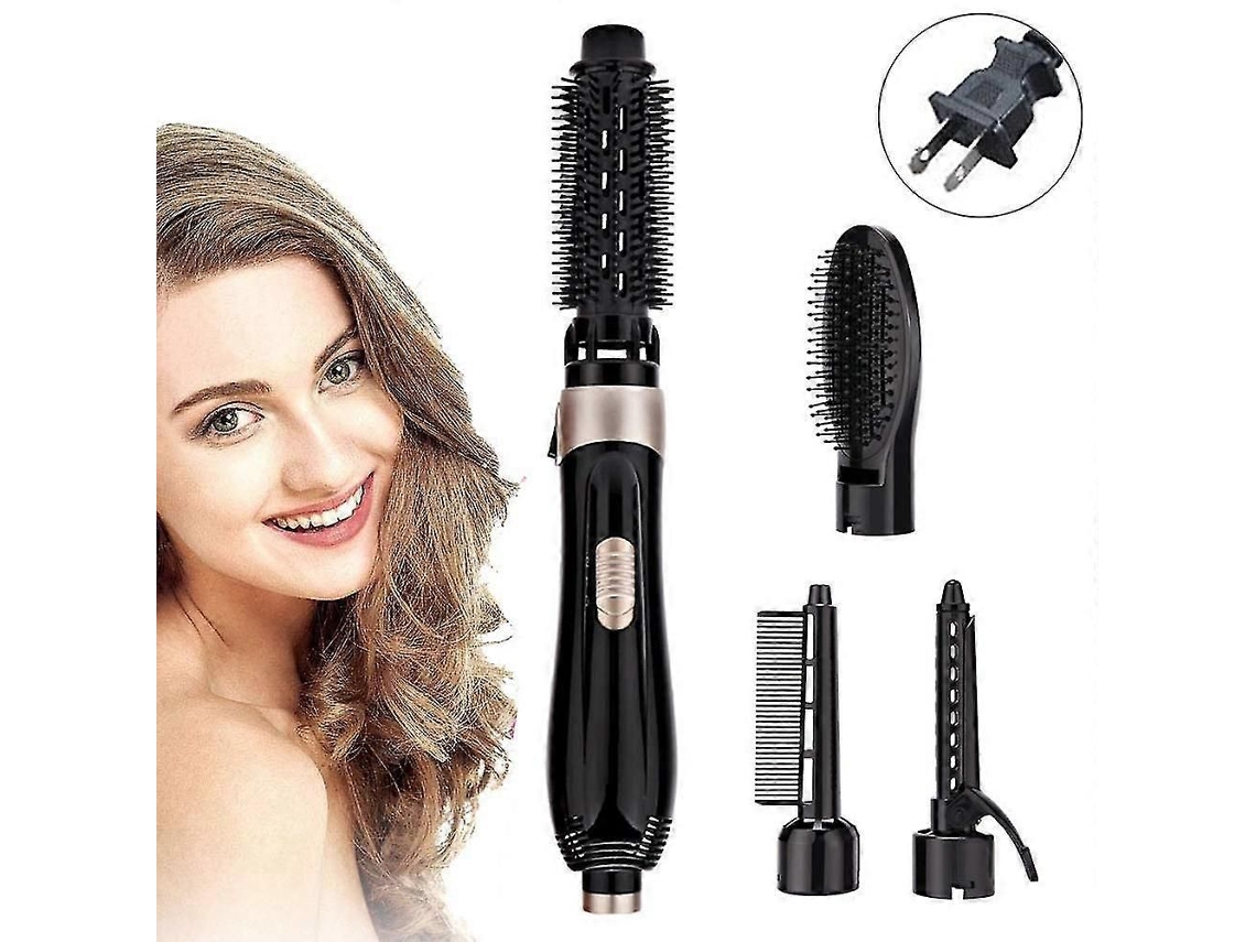 Escova Secadora de Cabelo 4 em 1, Secador e Modelador de Cachos. TAISHENGDA