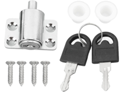Kit Com 4 Peças De Travas Para Persianas De Rolo Em Abs E Ferro