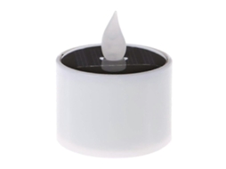 X Vela Solar Led Amarela À Prova Dágua, Cintilante, Sem Chama, Movida A Energia Solar Para Casa. Olysi Shop