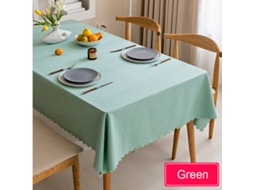 Toalha De Mesa Impermeável, Toalha De Mesa Nórdica De Algodão E Linho, Estilo Japonês, Toalhas De Mesa De Cor Sólida Para Mesa De Jantar, Mesa De Cent