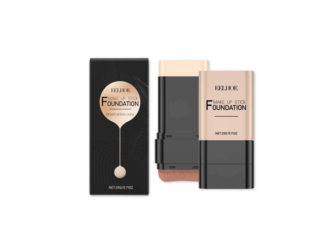 Pincel de Base Branca Brilhante para uma Maquilhagem Profissional e Eficaz LAXISCREED