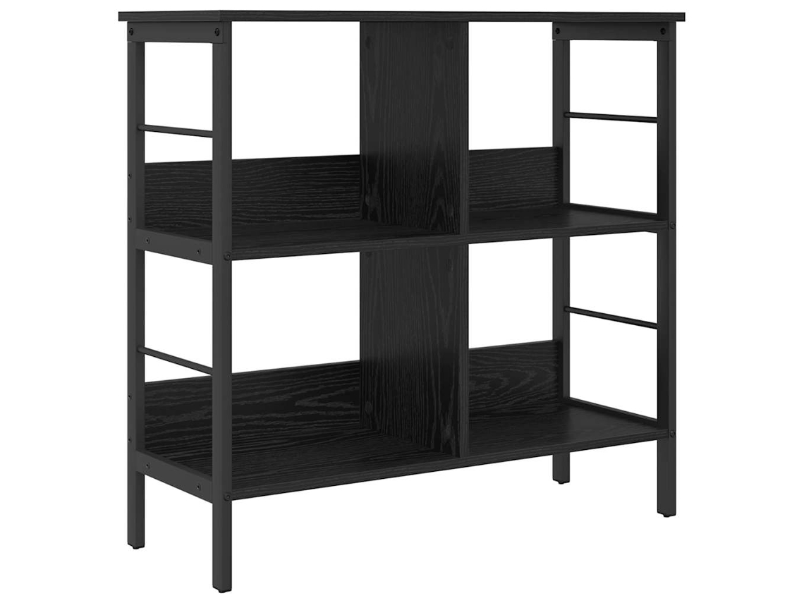 Estante em Carvalho Preto com Madeira Processada MAISON EXCLUSIVE (82x32x79 cm)