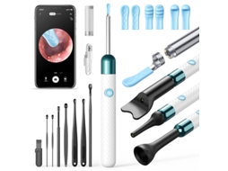 Kit De Limpeza Inteligente Para Fones De Ouvido Com Câmera Hd, 17 Acessórios, Iluminação Led, Para Adultos E Crianças, Compacto, Recarreg...