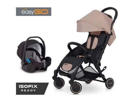 Easygo Carrinho Multifuncional Minima + Starter 0+ Isofix Ready Latte