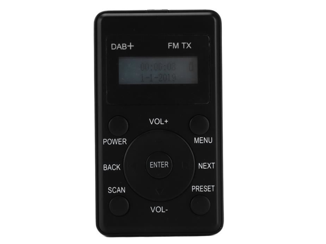 Lia Fm Receiver Dab/Dab Portable Pocket Pocket Radio Digital Receiver Support Fm Clear Sound For Car With FDIT