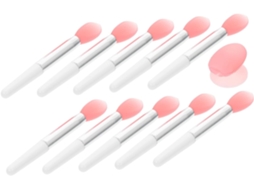 Conjunto De 3 Pincéis Para Máscara Labial, Bolsa De Maquiagem Com Estojo, Ferramentas De Aplicação, Gokoco