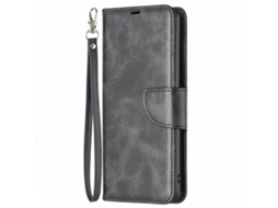 Capa Folio Para Redmi 17 Acabamento Patinado Com Suporte E Correia