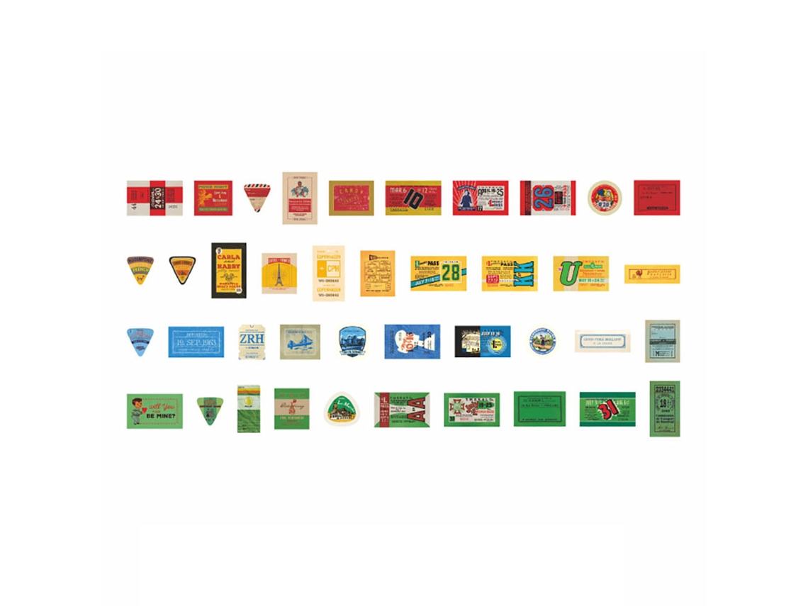 80 Adesivos Decorativos De Papel Com Ácido Sulfúrico, Design Da Série Lumber Room, N.° 2