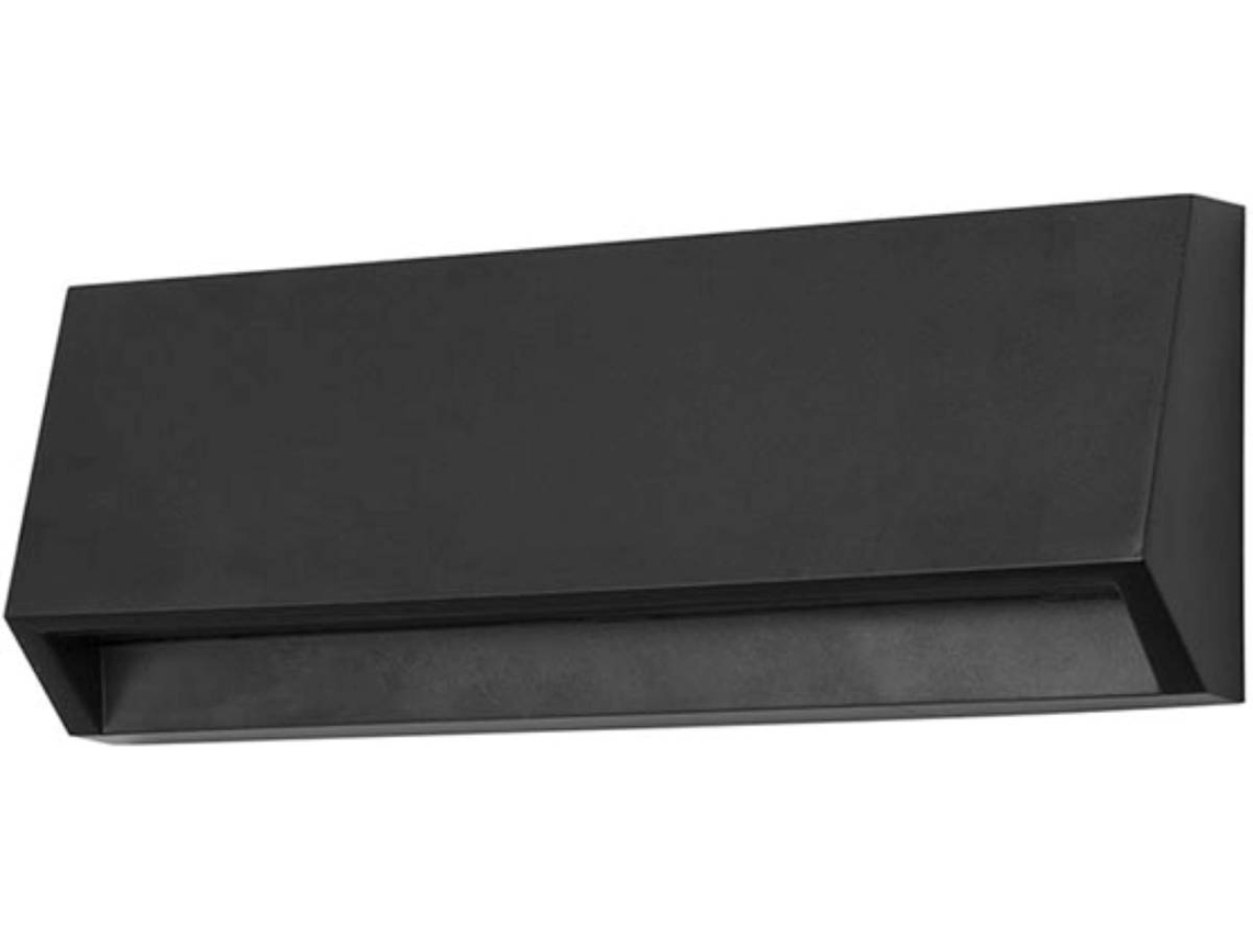 Forlight Grove - Aplique 33x160x70mm, Policarbonato, Cor Preto, Led, Máx 2.9w, Ip65