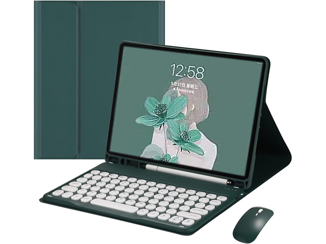 Teclado Bluetooth, Compatível Com Ipad 9ª, 8ª E 7ª Geração 10,2 Pol./air 3 Pro 10,5 Pol