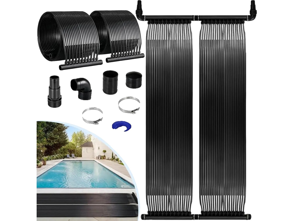 Aquecedor De Piscina Com Coletor Solar, Absorã§ã£o De Calor Eficiente, Instalaã§ã£o Portã¡til,500 X 75 Cm Oem