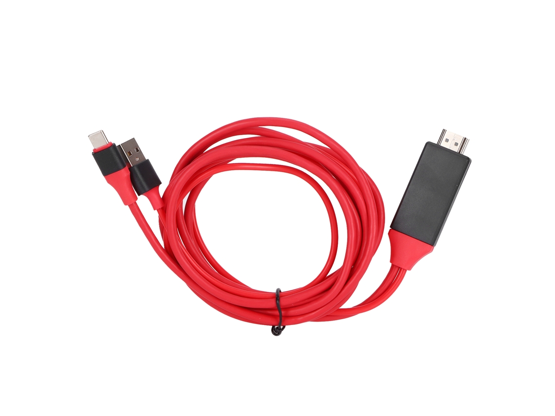 Yncm-adaptador Type-c Para Hdmi 4k Para Telefone E Notebook