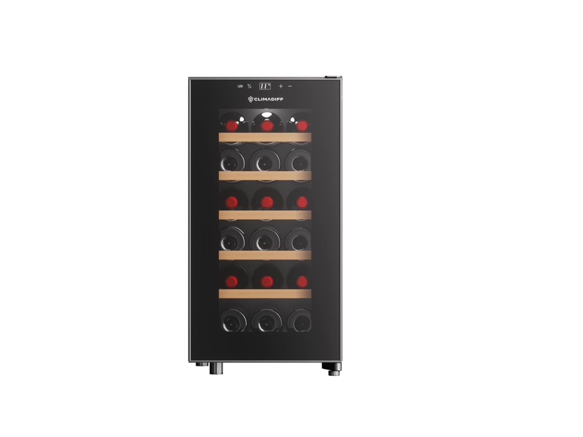 Cave De Vinho Climadiff Cuvee18 (18 Garrafas Silencioso E Preto)