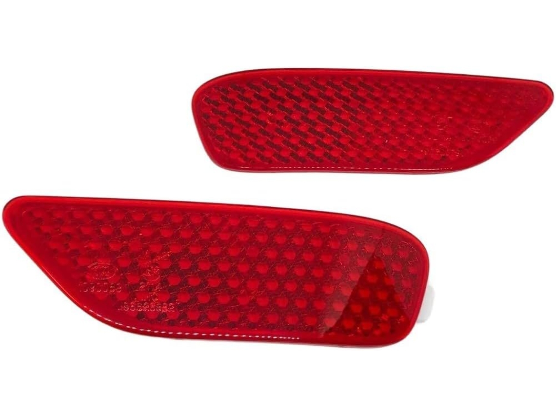 Refletor Do Para Choque Traseiro Chevrolet Captiva 2008-2015, Luz De Segurança Vermelha Em Abs, Substituição Oem