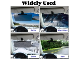 pc motorista viseira anti-reflecto carro viseira espelho anti-reflecto montado no carro anti luz uv forte pára-sol do veículo