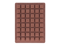 Laxiscreed Molde De Silicone Para Assados Com 48 Cavidades, Conjunto De Três, Cor De Café