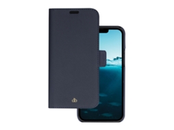 Capa Fólio para iPhone 14 Pro Max DBRAMANTE1928 Pele Azul