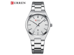 Relógio Feminino MDUG Elegante, Design Quadrado, Pulseira de Aço, Simples e Casual (pulseira Dourada, Caixa Dourada, Mostrador Branco)