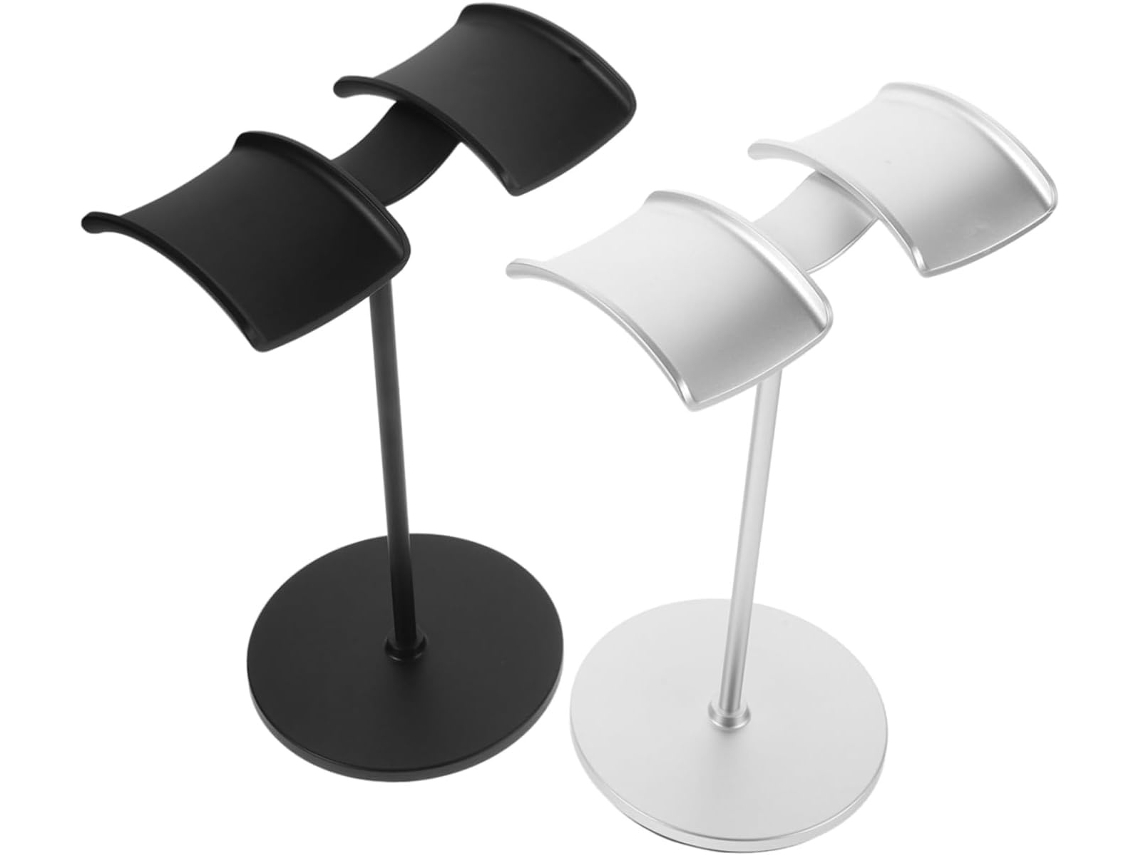 Lurelia Base De Secretária Para Auscultadores, Suporte Organizador, Metal, Formato Leve Decorativo
