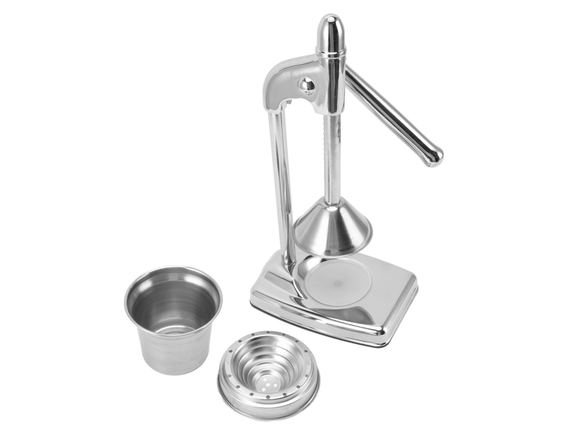 Espremedor Manual de Laranja Inox 304 Compacto com Alça Ergonômica | S/MARCA