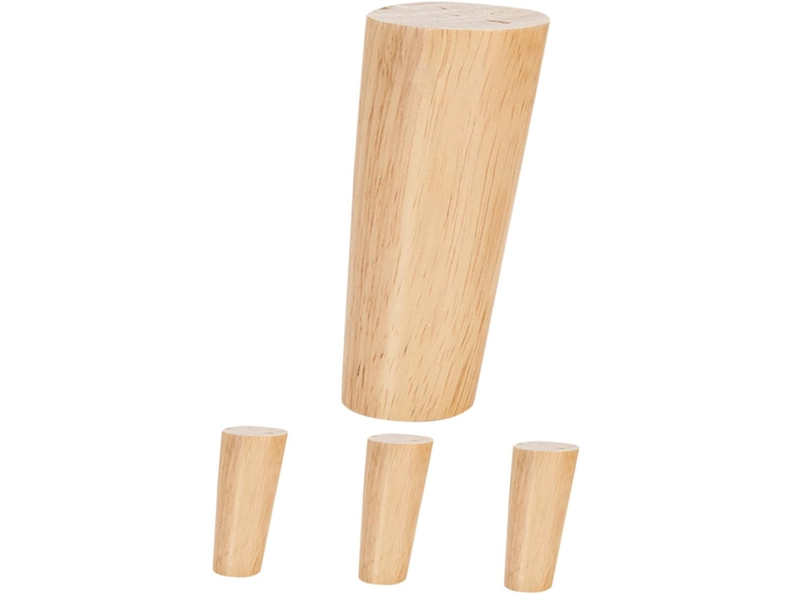 Extensores De Pés Madeira Tehaux Para Sofá, Conjunto De Pés Para Móveis, Substituição De Pés Para Armários, 12cm, Cor