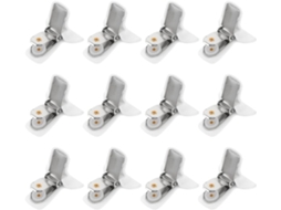 12 Prendedores Acolchoados para Edredom, Feitos de Metal e Espuma, Antiderrapantes, Ideais Edredons CHABERLU