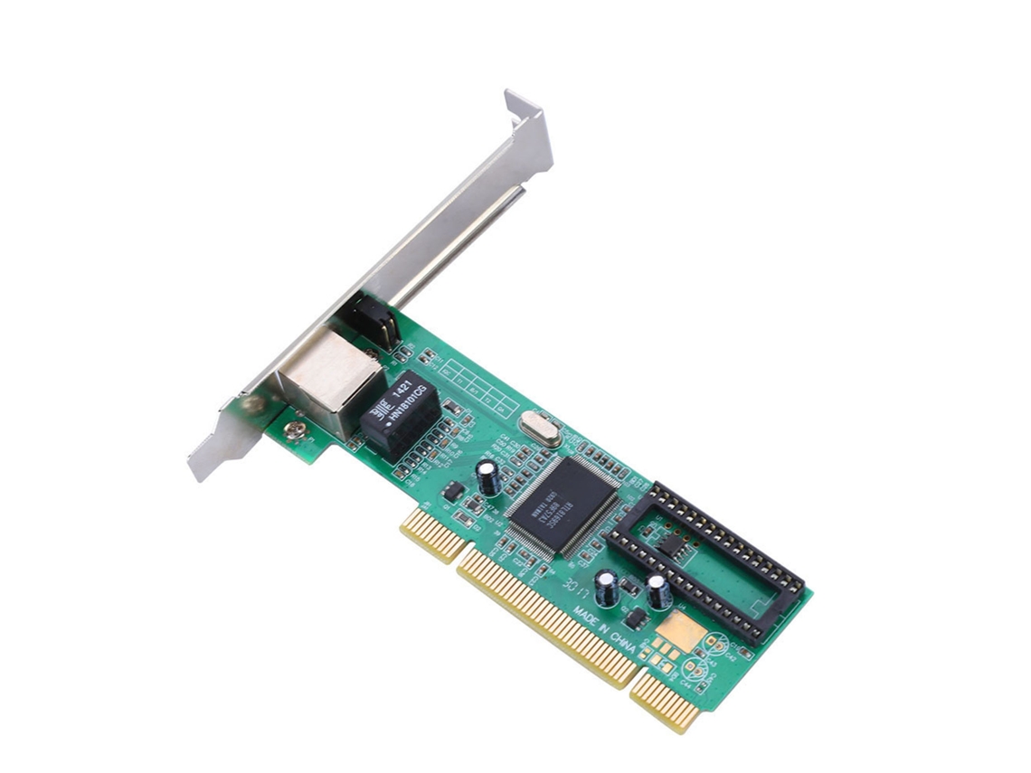 Placa De Rede Desktop Pci De Uma Porta Realtek 8169 Ethernet Gigabit Adaptador
