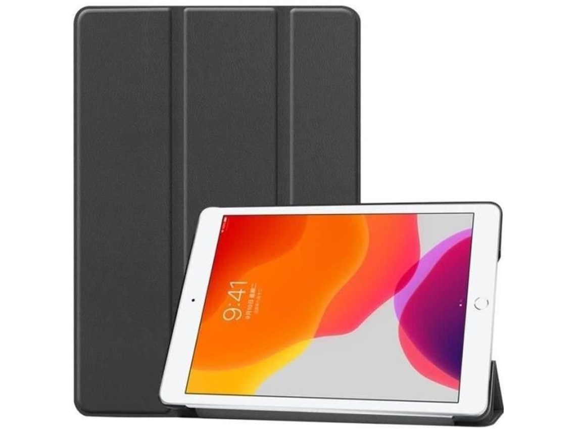Capa Antichoque Para Ipad De 10,2" (a2200 A2198 A2197) Ativação Automática De/desativação -preta