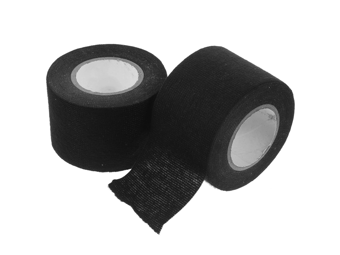 Fita Isolante Preta Galpada Resistente A Altas Temperaturas Para Chicotes Elétricos Automotivos, Tecido Têxtil De 50mm