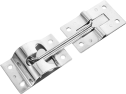 Fecho De Porta Em Forma De T De 4 Polegadas, Gancho Fixo Em Aço Inoxidável, Suporte Galvanizado