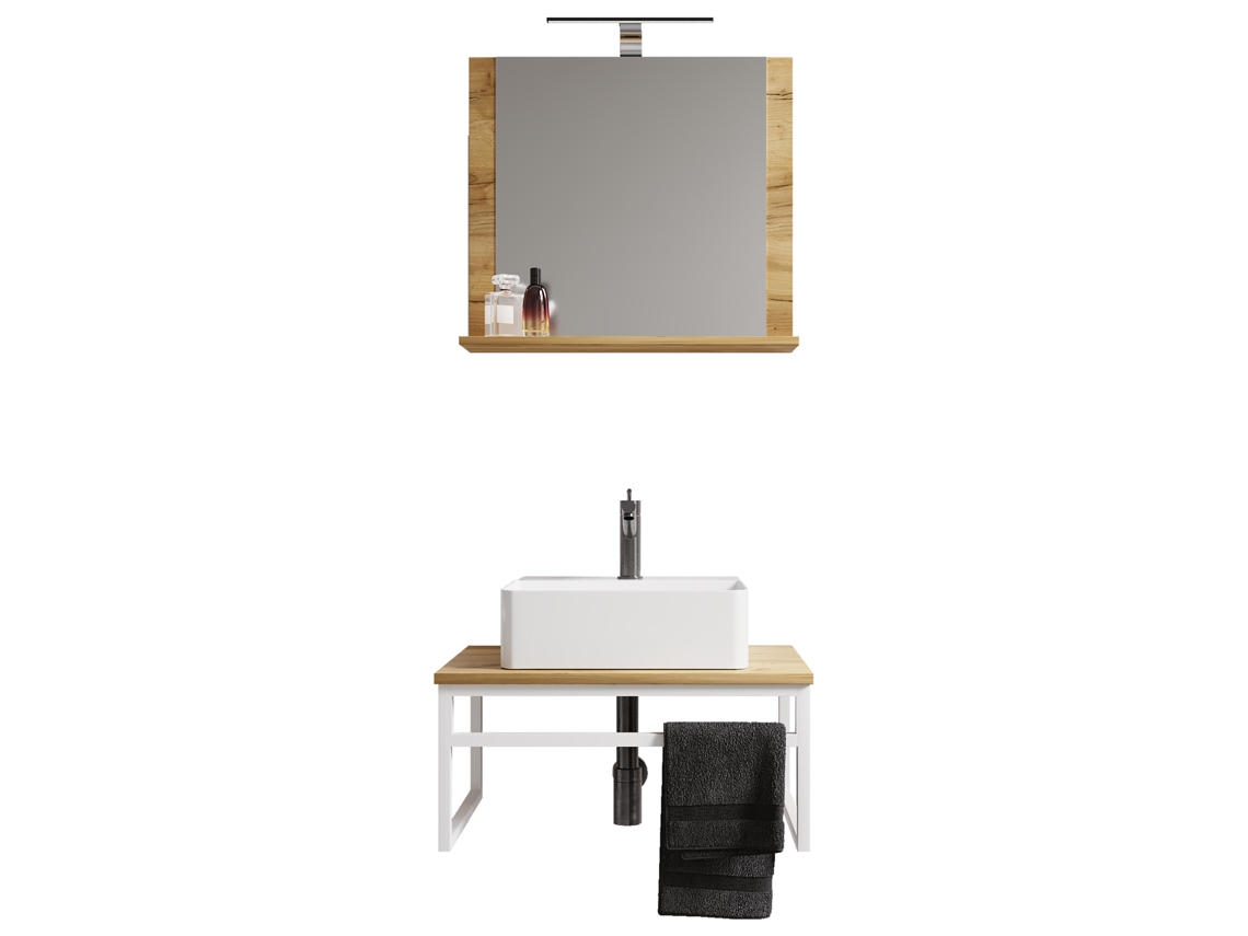 3 Pcs Lavatório Móveis De Banheiro Bitila 60 V2 Vcm