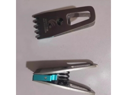 Conjunto de 2 Clips de Fixação para Raquetes de Badminton em Aço Inoxidável | S/MARCA