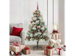 Vidaxl Árvore De Natal Artificial Verde E Branco 150 Cm