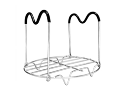 Rack De Vapor Silicone Com Alça Para Panelas De Pressão