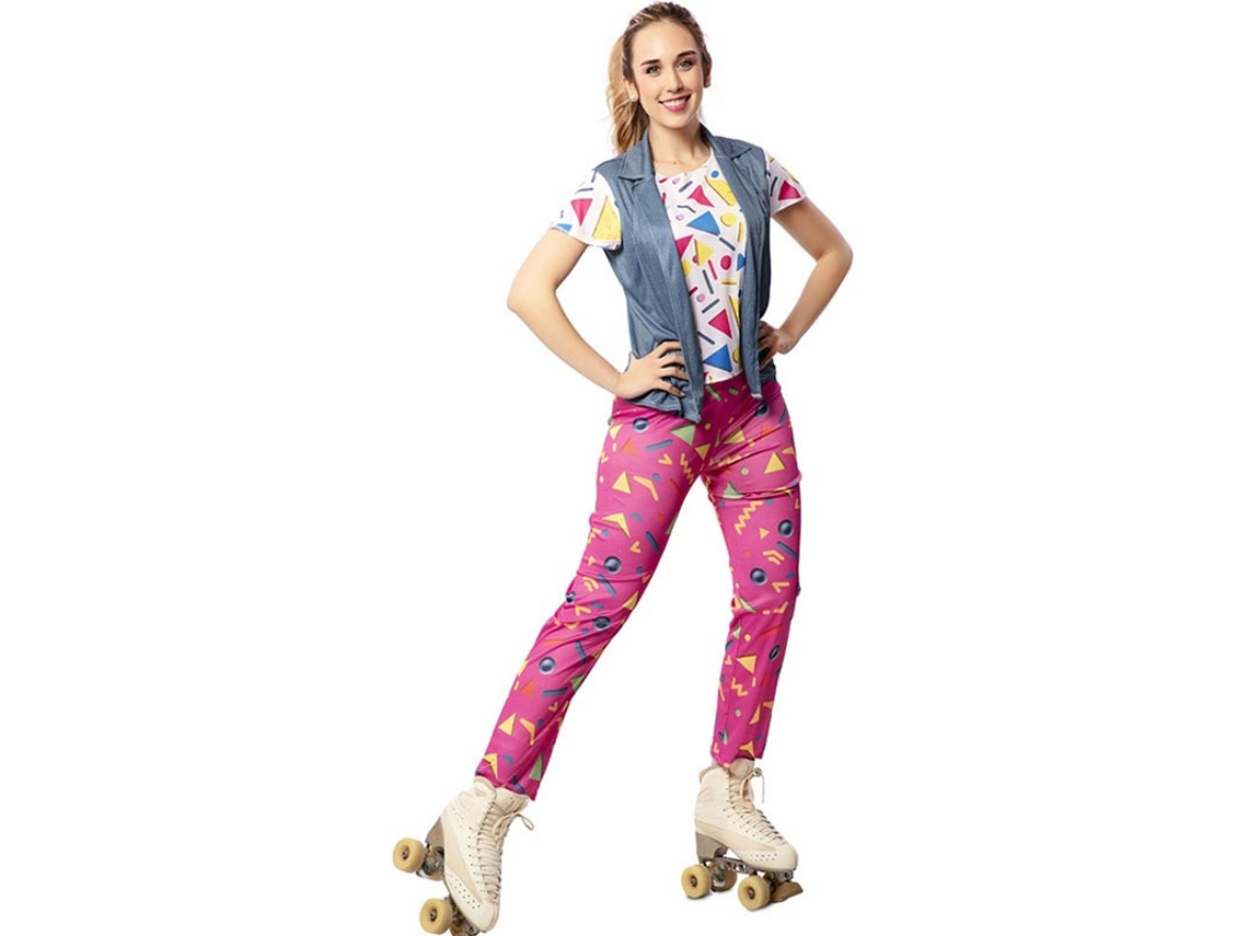 Fato de skater dos anos 90 com colete para mulher