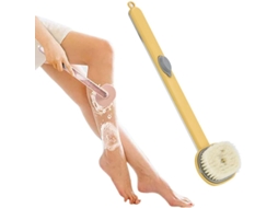 Escova De Massagem Para As Costas Cerdas Naturais Banho Líquida Com Cabo Longo A Seco Ideal Cuidados Pele E Contra