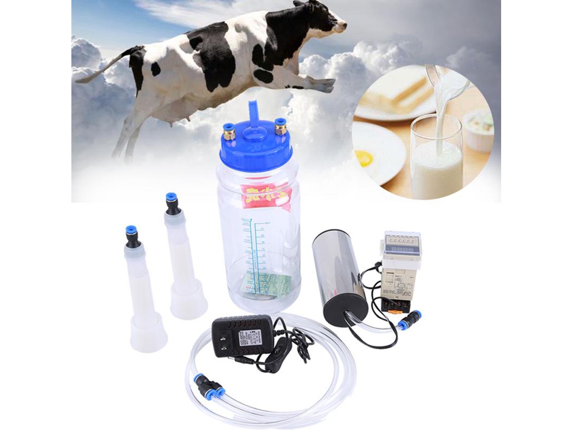 Electric Small Milking Machine For Cows, 2l With Pulse Controller, Eoocoo