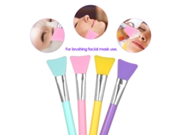 Pincel De Maquiagem De Silicone 1 Unidade Ferramenta Cosmética Com Cor Opcional Other