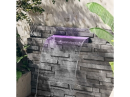 Vidaxl Cascata Com Luzes Led Rgb 60 Cm Acrílico