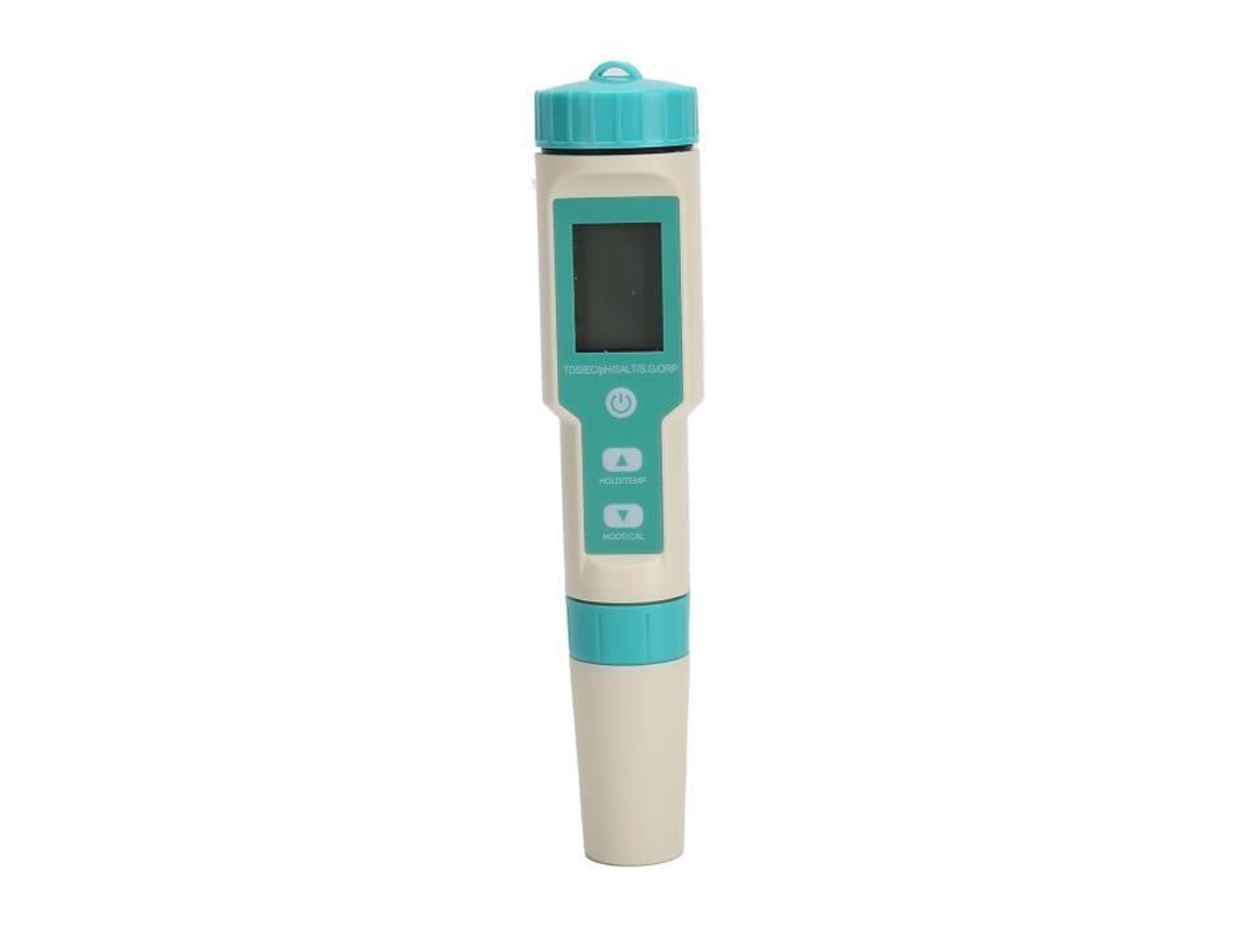 YOSOO Medidor de Qualidade Da Água C-600 7 em 1 Portátil Caneta Teste Qualidade Da Água Analisador Ph Tds Sal Temperatura Orp Ec Sg