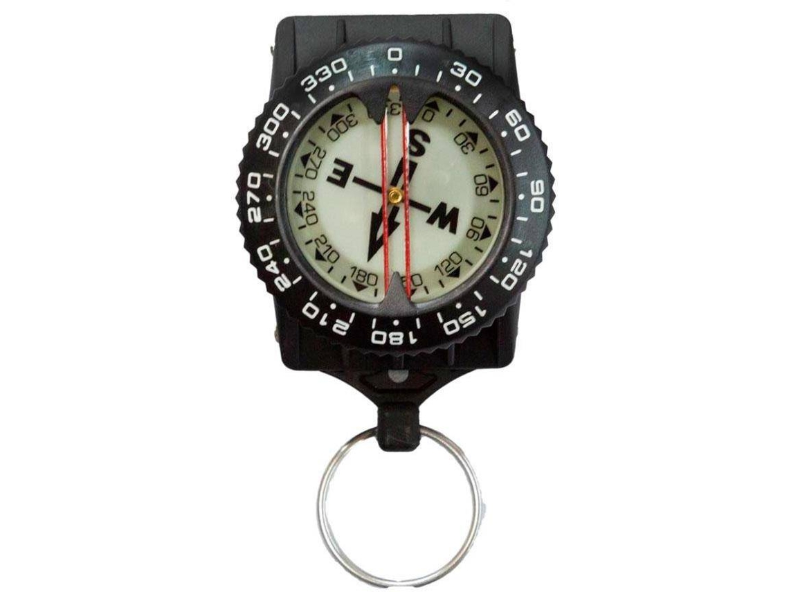 Bússola de Mergulho TECNOMAR Compass With Inox Clip
