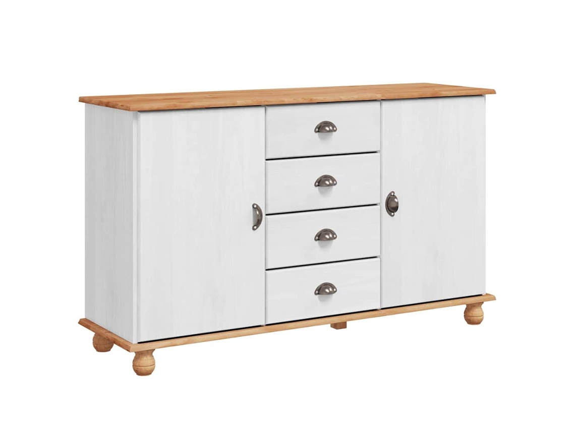 Buffet Askim 133,5x40x79cm de Madeira de Pinho MAISON EXCLUSIVE