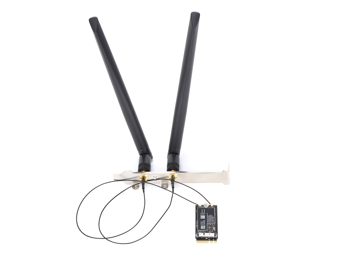 Adaptador Wifi De Duas Frequências 2.4g/5g 300/867mbps Conector De Rede Sem Fio Ngff M.2