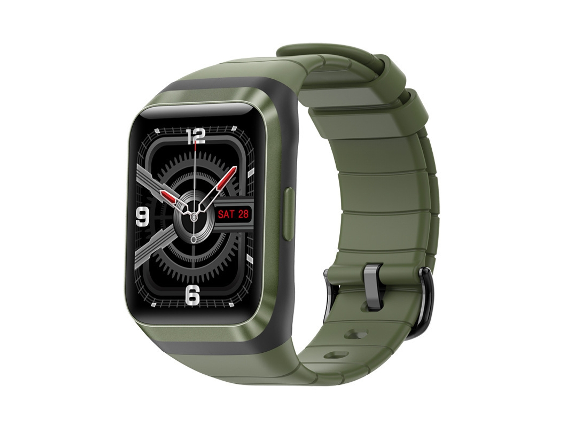 Smartwatch YIZHOOD Te662 Ecrã Tátil Hd 1.69Inch Fitness Tracking Ip68 para Android e Ios Verde
