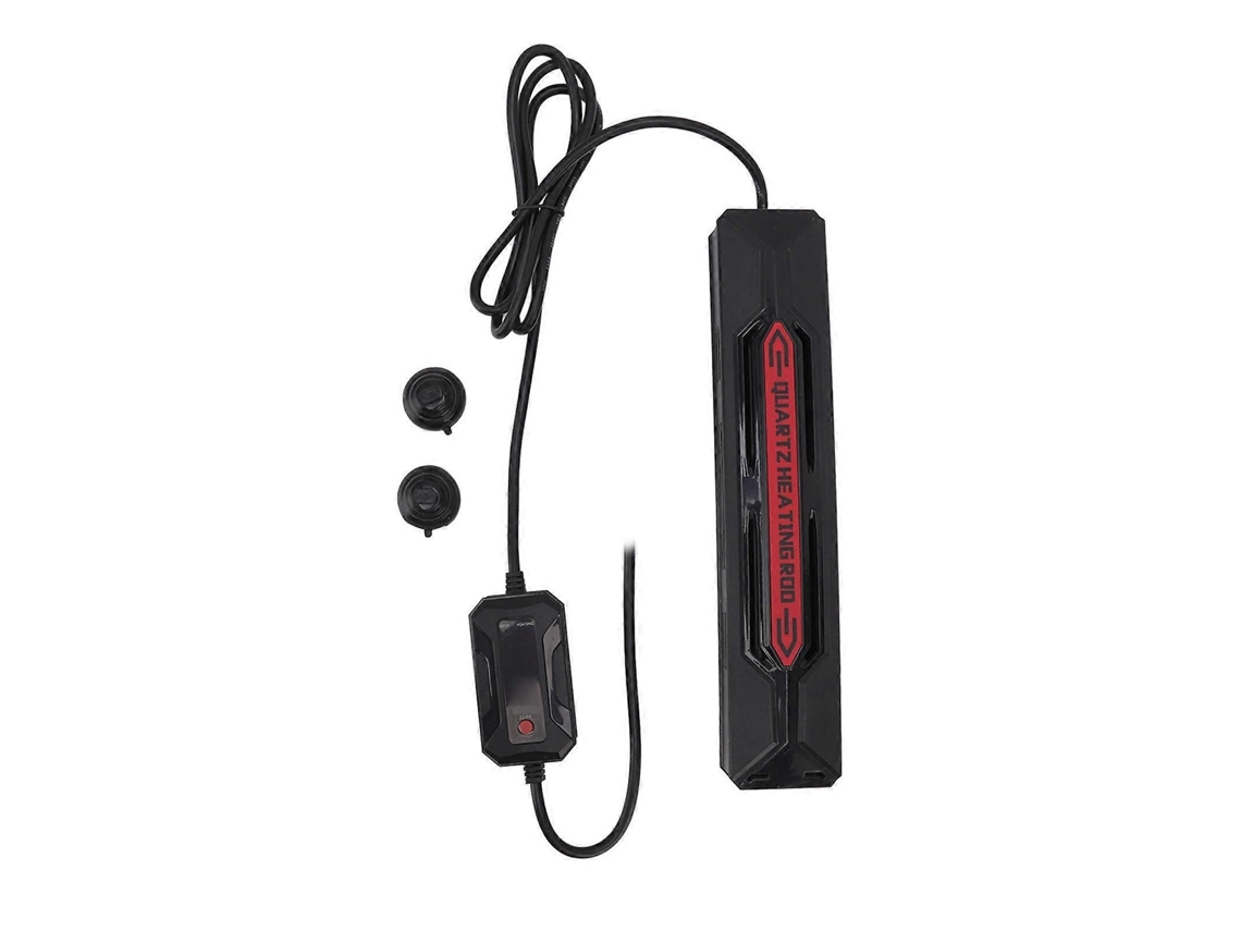 Aquecedor Submersível para Aquário em Vidro de Quartzo com Tampa Protetora 500W GOKOCO
