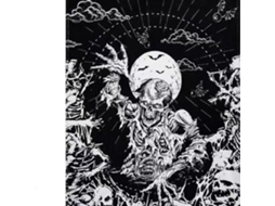 Manta Pequena Syjym Halloween em Flanela com Estampa Digital Confortável Macia e Quente de Dupla Face Ideal Pa