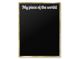 Magnetic Board For Wall My Piece Of The World For The Bedroom Espelharte (60x80 Cm)