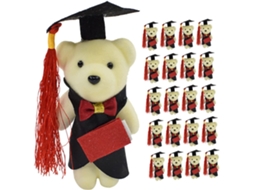 Conjunto De 24 Mini Buquês Pelúcia Decorativos Para Formatura,
