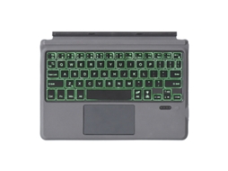 Capa de Teclado Bluetooth XIAOMOYU para Microsoft Surface Go 3 com teclado touch e retroiluminação colorida